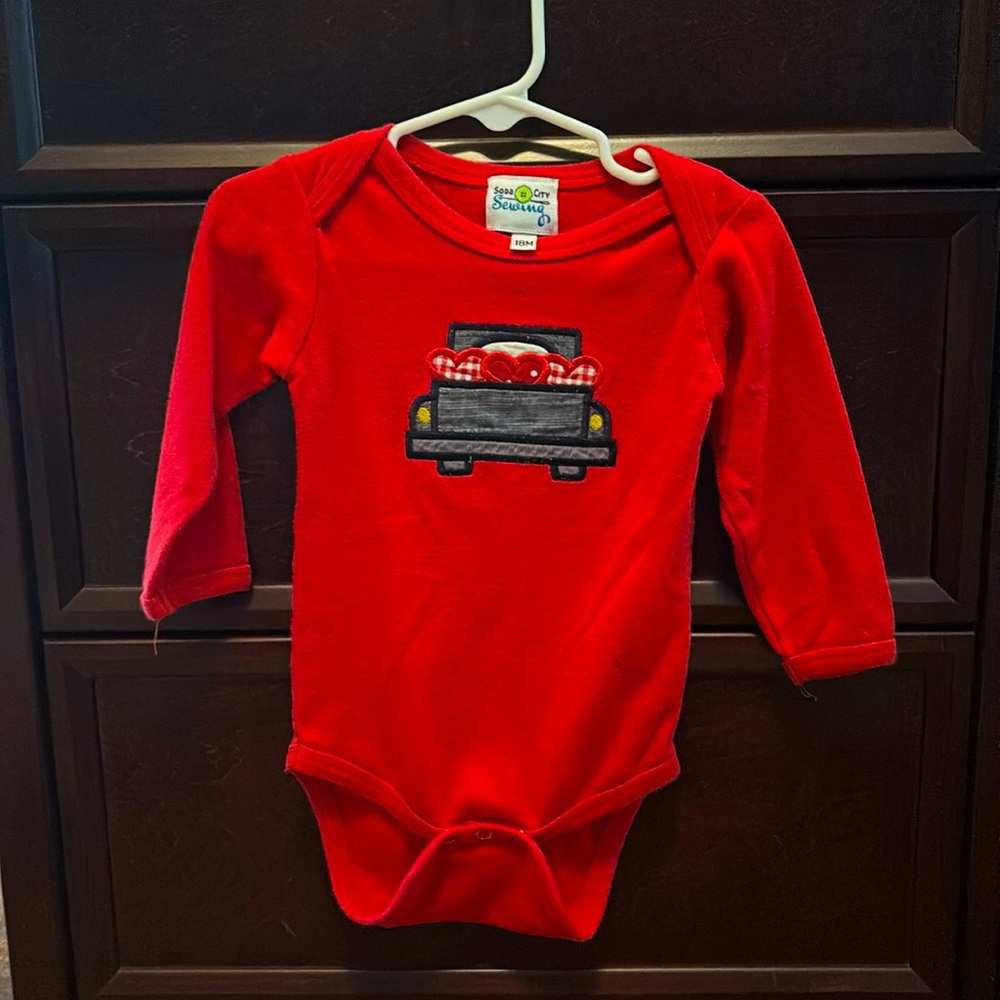 Valentine’s onesie